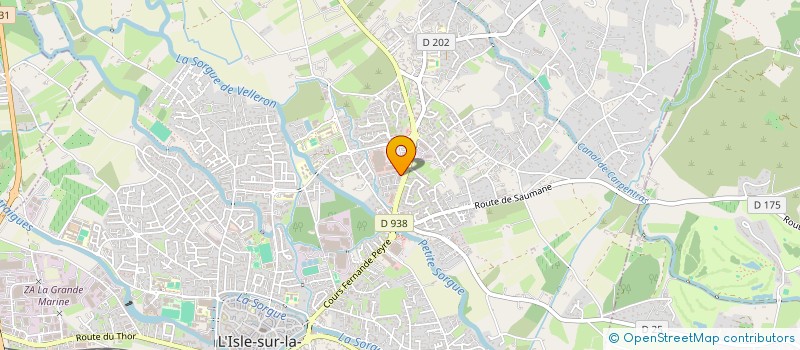 localisation de l'entreprise MONSIEUR RAPHAEL FOUQUE à L'ISLE-SUR-LA-SORGUE