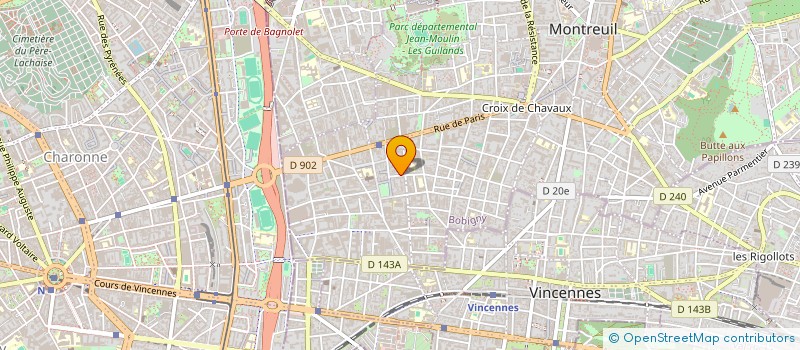 localisation de l'entreprise MONSIEUR RAPHAEL FOURNIER à MONTREUIL