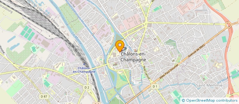 localisation de l'entreprise MONSIEUR RAPHAEL FRADIN-IBERTI à CHALONS-EN-CHAMPAGNE