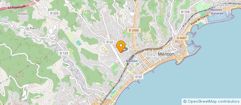 localisation de l'entreprise MONSIEUR RAPHAEL FRANCHIN à MENTON