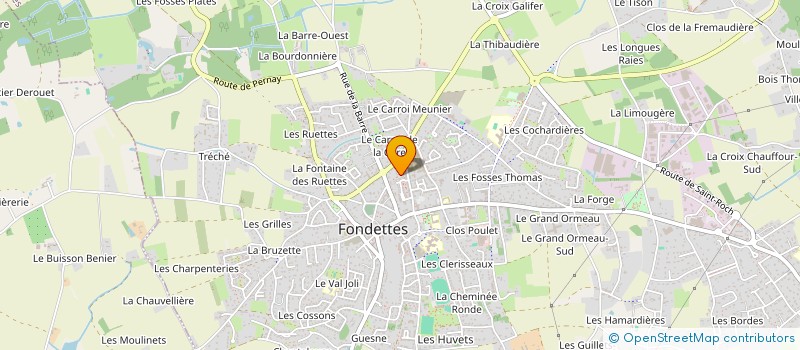 localisation de l'entreprise MONSIEUR RAPHAEL FRANCOIS à FONDETTES