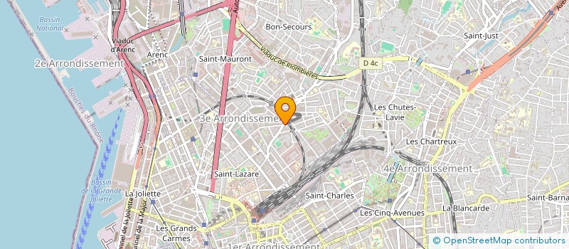 localisation de l'entreprise MONSIEUR RAPHAEL FRANCOIS  MARSEILLE