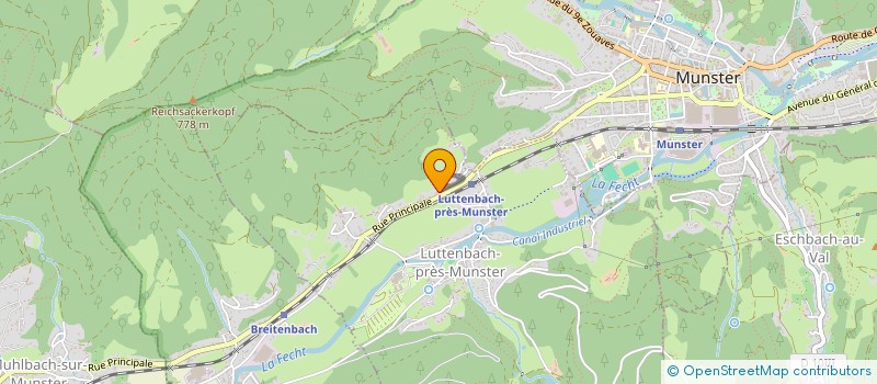 localisation de l'entreprise MONSIEUR RAPHAEL FRITSCH  HOHROD