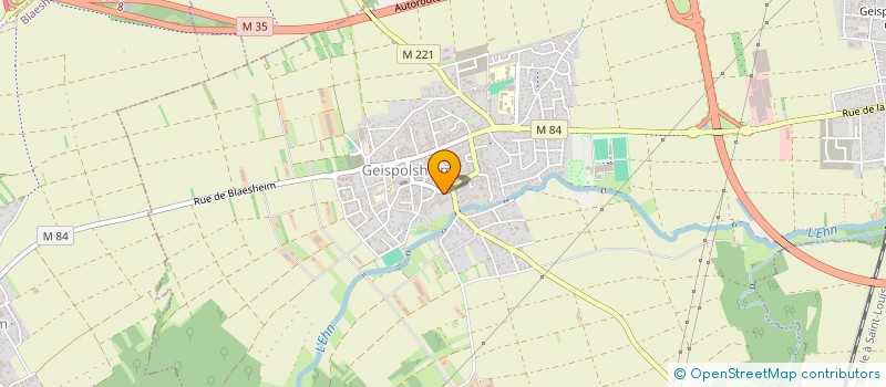 localisation de l'entreprise MONSIEUR RAPHAEL FRITSCH  GEISPOLSHEIM