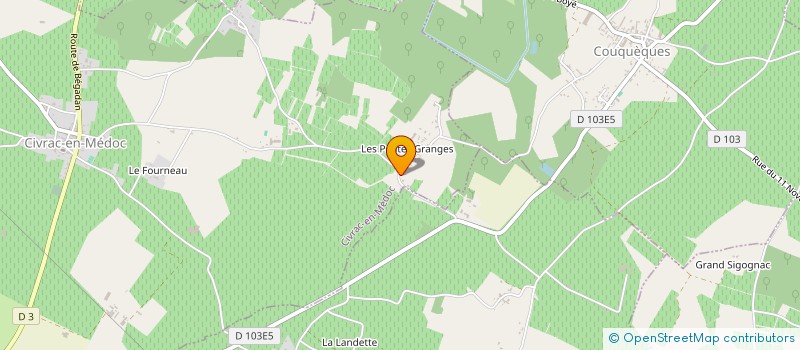 localisation de l'entreprise MONSIEUR RAPHAEL FRUCTUOSO à BLAIGNAN-PRIGNAC
