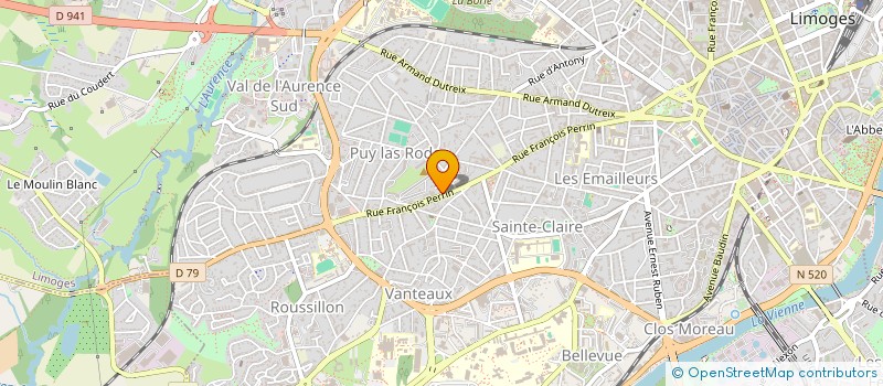 localisation de l'entreprise MONSIEUR RAPHAEL GALLEGO à LIMOGES