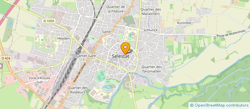 localisation de l'entreprise MONSIEUR RAPHAEL GALLO-BONA  SELESTAT