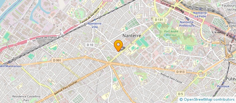 localisation de l'entreprise MONSIEUR RAPHAEL GARCIA  NANTERRE