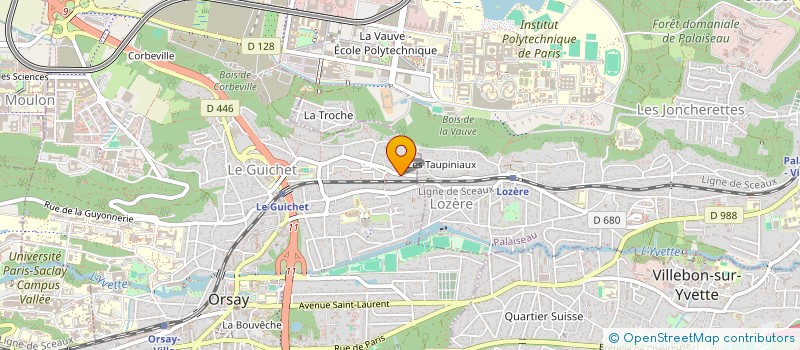 localisation de l'entreprise MONSIEUR RAPHAEL GARCIA-FERNANDEZ à ORSAY