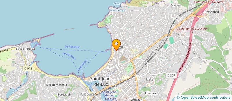 localisation de l'entreprise MONSIEUR RAPHAEL GARCIA-RIQUELME à SAINT-JEAN-DE-LUZ