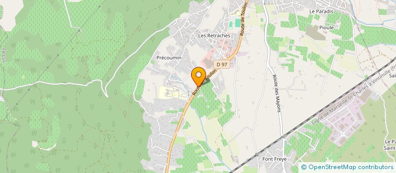 localisation de l'entreprise MONSIEUR RAPHAEL GARIN  LE LUC