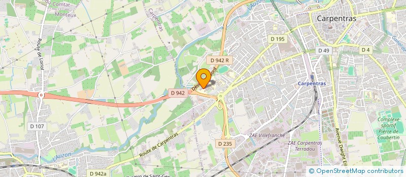 localisation de l'entreprise MONSIEUR RAPHAEL GARNIER à CARPENTRAS