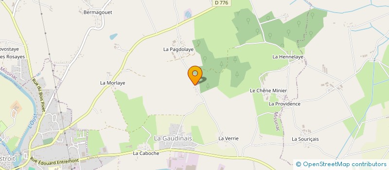 localisation de l'entreprise MONSIEUR RAPHAEL GASCARD  MISSIRIAC