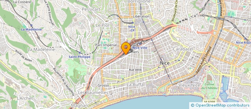 localisation de l'entreprise MONSIEUR RAPHAEL GATTI à NICE