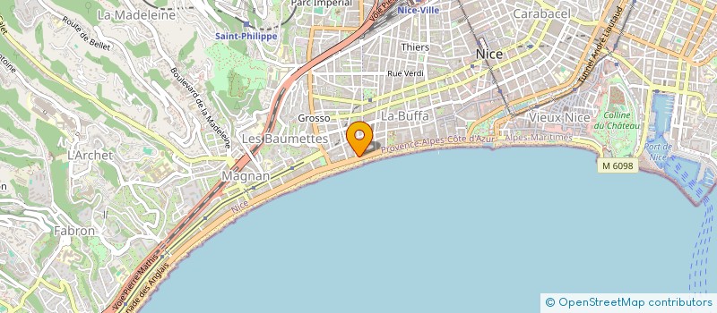 localisation de l'entreprise MONSIEUR RAPHAEL GAUGAIN à NICE