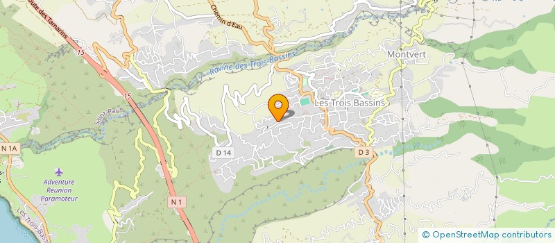 localisation de l'entreprise MONSIEUR RAPHAEL GAUVIN  LES TROIS-BASSINS