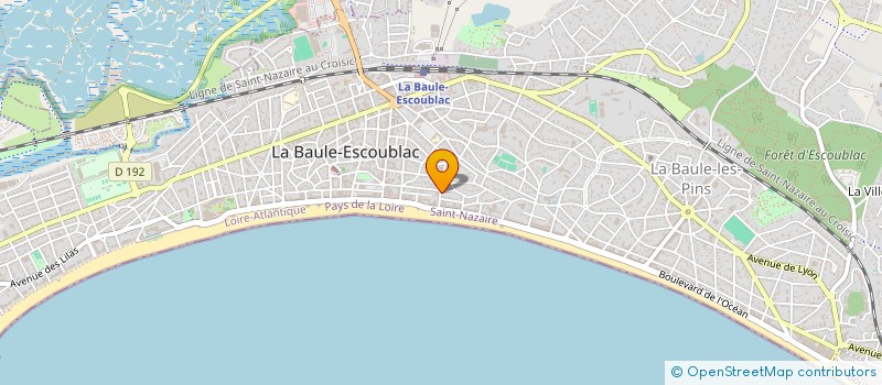 localisation de l'entreprise MONSIEUR RAPHAEL GAZRIGHIAN à LA BAULE-ESCOUBLAC