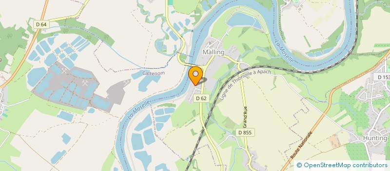 localisation de l'entreprise MONSIEUR RAPHAEL GEANGOULT  MALLING