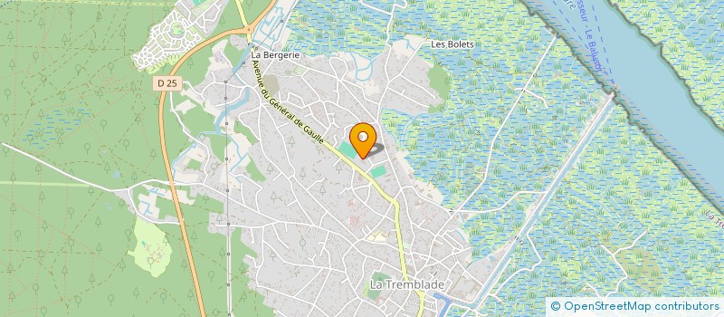 localisation de l'entreprise MONSIEUR RAPHAEL GENDRON  LA TREMBLADE