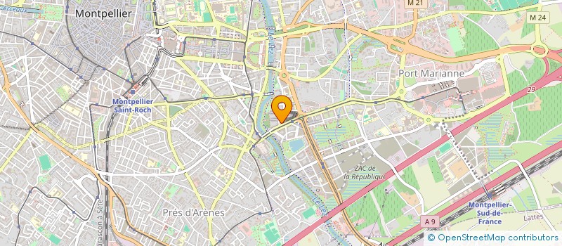 localisation de l'entreprise MONSIEUR RAPHAEL GERARD  MONTPELLIER