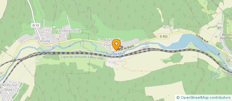 localisation de l'entreprise MONSIEUR RAPHAEL GHIDINI  BAYONVILLE-SUR-MAD