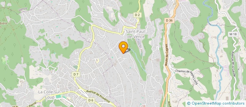 localisation de l'entreprise MONSIEUR RAPHAEL GIDROL à SAINT-PAUL-DE-VENCE