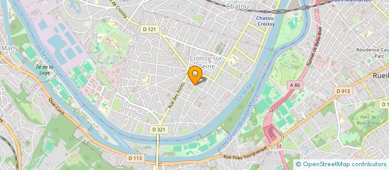 localisation de l'entreprise MONSIEUR RAPHAEL GILARDEAU  CROISSY-SUR-SEINE