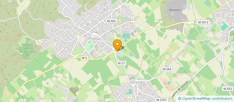 localisation de l'entreprise MONSIEUR RAPHAEL GIMENEZ  PIGNAN