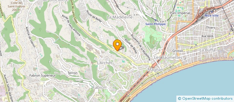 localisation de l'entreprise MONSIEUR RAPHAEL GIOBERGIA à NICE
