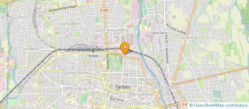 localisation de l'entreprise MONSIEUR RAPHAEL GIRAUD  TARBES