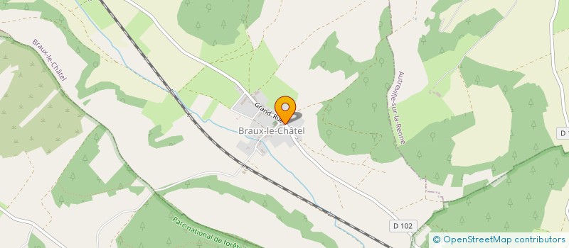 localisation de l'entreprise MONSIEUR RAPHAEL GIROD à BRAUX-LE-CHATEL