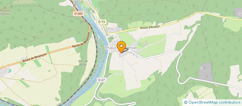 localisation de l'entreprise MONSIEUR RAPHAEL GLAUSER  PAYS-DE-CLERVAL