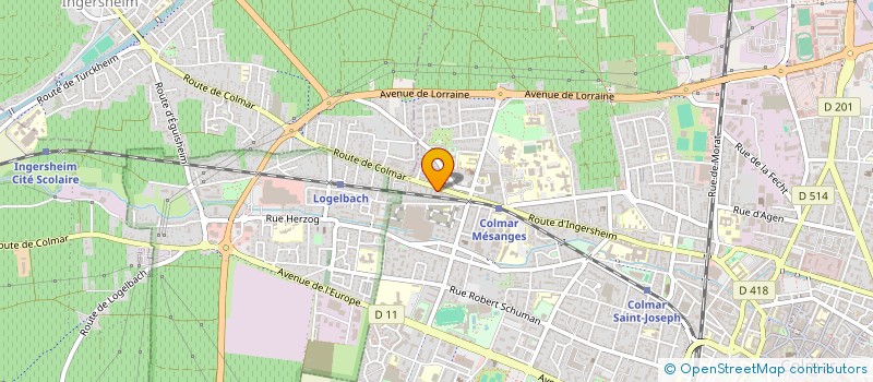 localisation de l'entreprise MONSIEUR RAPHAEL GONCALVES  COLMAR