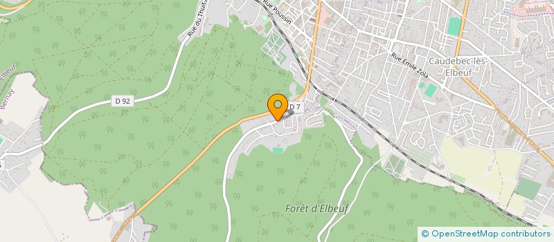 localisation de l'entreprise MONSIEUR RAPHAEL GOSSELIN  ELBEUF