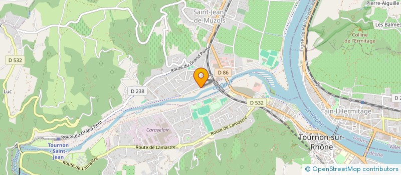 localisation de l'entreprise MONSIEUR RAPHAEL GOUDARD  SAINT-JEAN-DE-MUZOLS