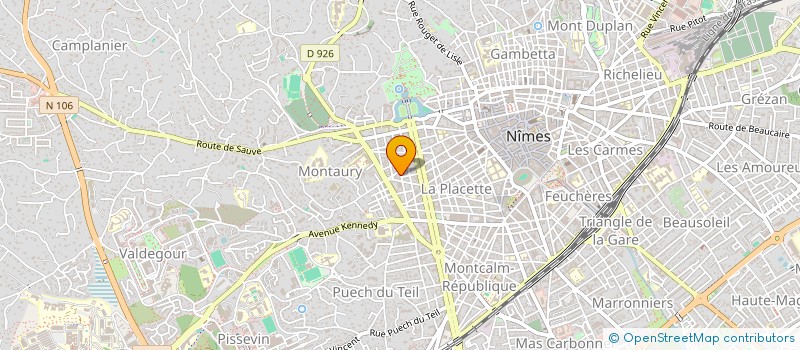 localisation de l'entreprise MONSIEUR RAPHAEL GRAS  NIMES