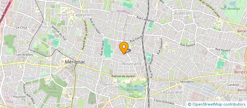 localisation de l'entreprise MONSIEUR RAPHAEL GREGO  MERIGNAC