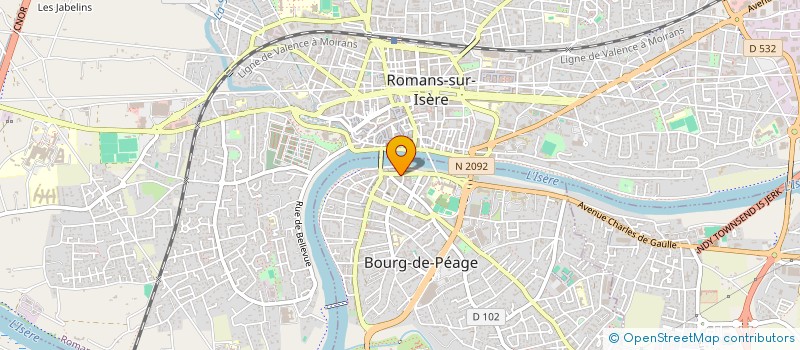 localisation de l'entreprise MONSIEUR RAPHAEL GROBIER à BOURG-DE-PEAGE
