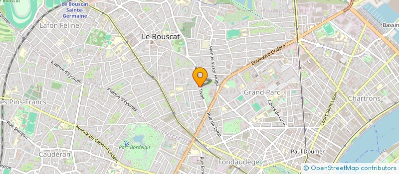 localisation de l'entreprise MONSIEUR RAPHAEL GRODIDIER-ROSSI  LE BOUSCAT