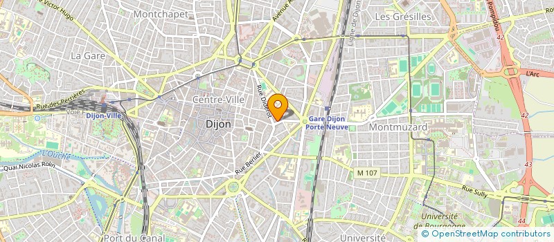 localisation de l'entreprise MONSIEUR RAPHAEL GROSJEAN  DIJON