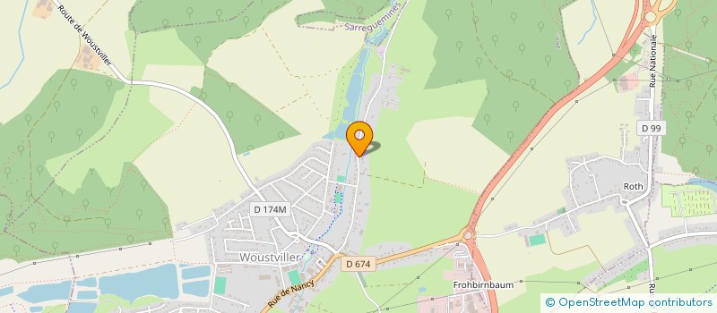 localisation de l'entreprise MONSIEUR RAPHAEL GROSS  WOUSTVILLER