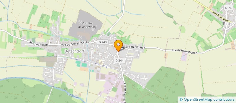 localisation de l'entreprise MONSIEUR RAPHAEL GRUNER  BETSCHDORF