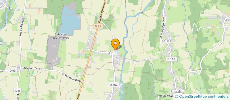 localisation de l'entreprise MONSIEUR RAPHAEL GUEDES  CHIS