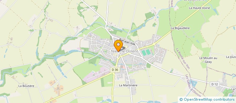 localisation de l'entreprise MONSIEUR RAPHAEL GUEGAN-PALVADEAU  NIEUL-LE-DOLENT