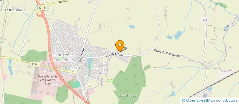 localisation de l'entreprise MONSIEUR RAPHAEL GUICHETEAU  SAINT-CHRISTOPHE-DU-BOIS