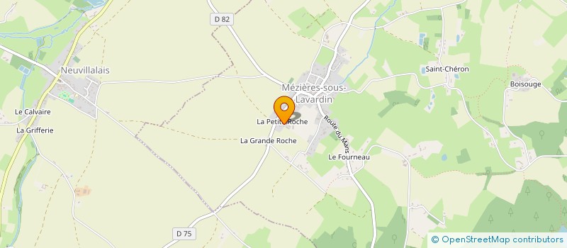 localisation de l'entreprise MONSIEUR RAPHAEL GUILLEMIN  MEZIERES-SOUS-LAVARDIN