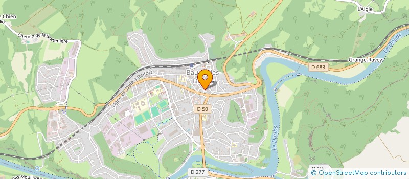 localisation de l'entreprise MONSIEUR RAPHAEL GUILLEMIN  BAUME-LES-DAMES