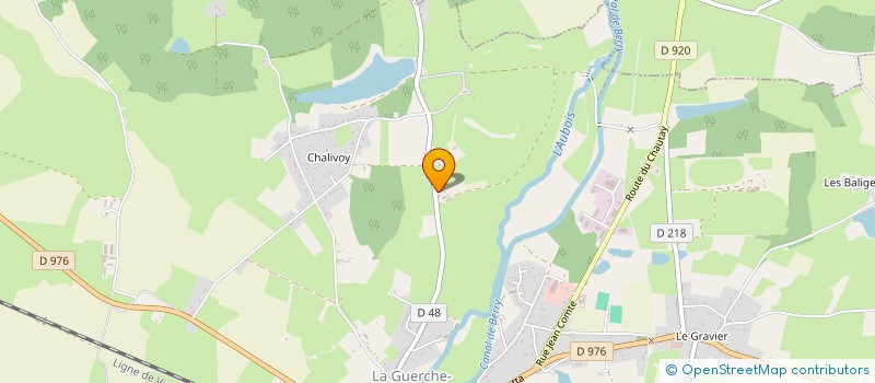 localisation de l'entreprise MONSIEUR RAPHAEL GUILLOT  LA GUERCHE SUR L AUBOIS