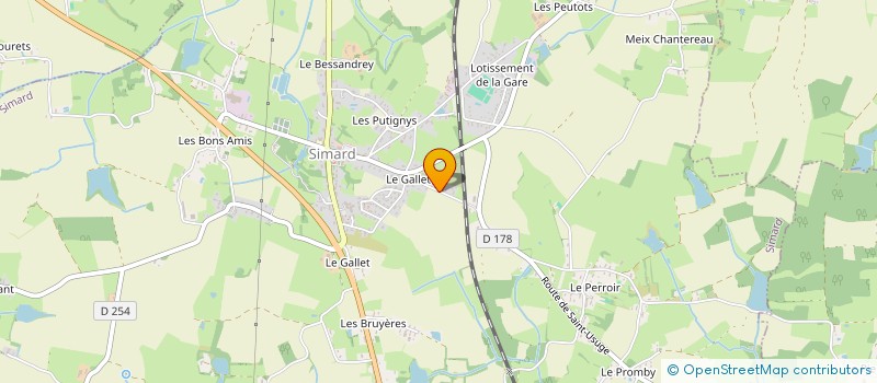 localisation de l'entreprise MONSIEUR RAPHAEL GUINOT  SIMARD