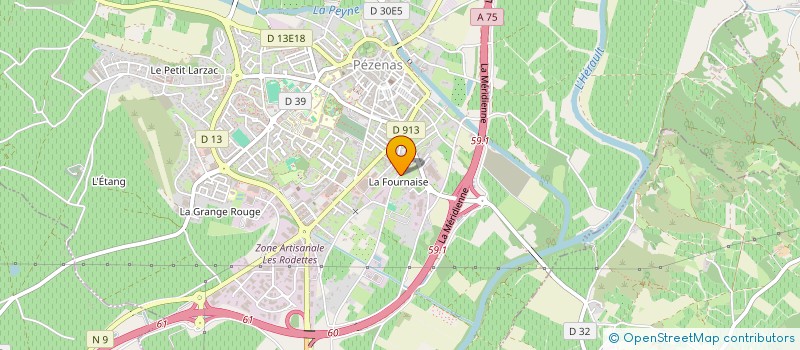 localisation de l'entreprise MONSIEUR RAPHAEL GUY  PEZENAS